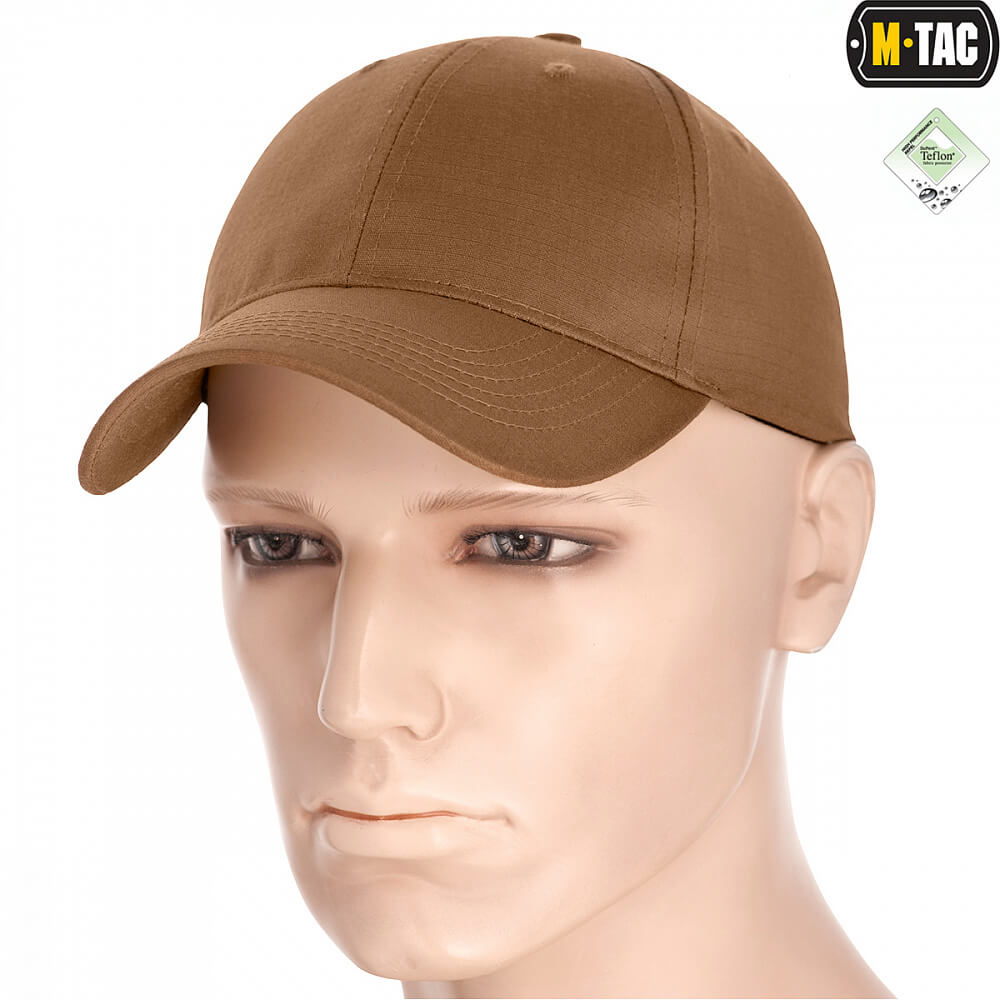 Бейсболка M-Tac Flex ріп-стоп Coyote Brown Фото 2
